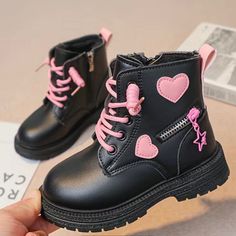 Trendy Cute Lightweight Non Slip Boots For Indoor Outdoor Travel, Winter Fleece Boots, Outdoor Girls, Girls Ankle Boots, Travel Winter, Trekking Shoes, High Top Boots, Zipper Boots, Winter Kids, Formal Dresses For Women