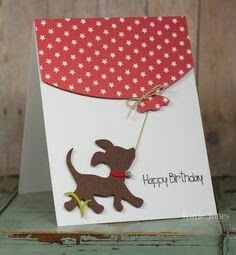 a birthday card with a dog on it