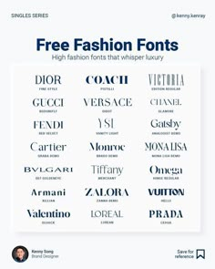 an image of the font used in fashion