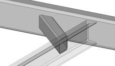 an angled view of a metal frame with the corner section cut out to show where it is