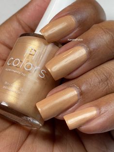 Apricot Gold Nail Polish With Gold Satin Finish Tiramisu.034 Etsy Israel Apricot Nails, Peach Nail Polish, Nails With Gold, Apricot Color, Peach Nails, Nail Effects, Purple Nail Polish, Gold Nail