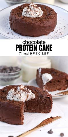 Low Calorie Chocolate Protein Cake Recipe with Greek Yogurt Protein Cake, Healthy Sweet Treats, Low Calorie Desserts