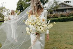 The florals for Laura and Sam's relaxed wedding reflected their free-spirited personalities. We absolutely loved creating these airy bouquets with pops of lemon and honey. Floral design by Heritage Floral Co. Photography by Weddings by Sam White And Pale Yellow Bouquet, Coastal Bouquet, Garden Style Bouquet, Farmer Wedding, Yellow Bridal Bouquets, Bridal Era, Modern Bridal Bouquets, Lemon And Honey, Summer Wedding Ceremony