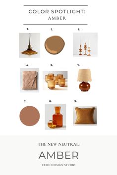 the new neutral amber color scheme