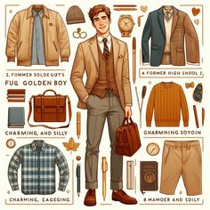 Mens Brown Outfit, Mens Fashion Illustration, Classy Outfits Men, Men's Outfits, Fashion Suits For Men, Mens Fashion Classy, Men Style Tips