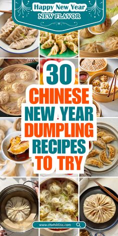 Dumplings are a must-have for Lunar New Year celebrations, symbolizing wealth and prosperity due to their resemblance to ancient gold ingots. With “30+ Chinese New Year Dumpling Recipes,” you can explore a variety of delicious fillings, cooking methods, and flavors perfect for welcoming good fortune. From traditional pork and cabbage dumplings to innovative vegetarian or dessert options, this collection offers something for everyone. Whether you’re folding dumplings with family or hosting a festive feast, these recipes are sure to delight and impress. Chinese New Year Dumplings, Pork Dumpling Filling Recipe, Dumpling Filling Recipe, Folding Dumplings, Bao Dumplings, Chinese Dumplings Recipe, Dumplings Chinese, Cabbage Dumplings, Dumplings Recipe Chinese