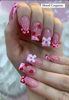 Pink Bling Nails, Flower Toe Nails, Wow Nails, Art Guide, Fancy Nails Designs, Pretty Nail Art Designs, Really Cute Nails