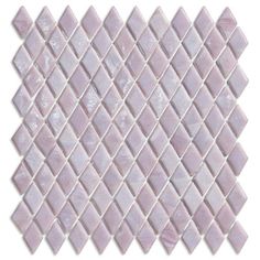 a white and pink mosaic tile with an irregular design in the middle, on a white background