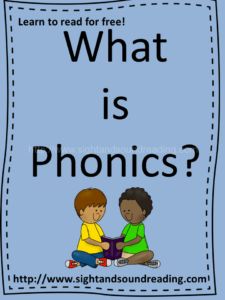 what is phonics? learn to read for free