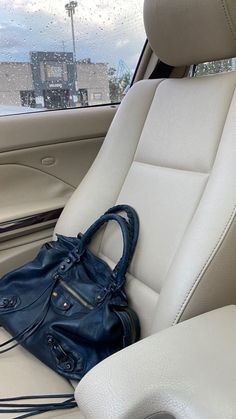 Blue Bag Aesthetic, Balenciaga Blue, Skincare Accessories, Uni Bag, Dream Bag, Aesthetic Lifestyle, Bag Aesthetic, Accessories Bag