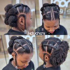 Sapphire Hair, Natural Braided Hairstyles, Sleek Updo, How To Grow Natural Hair, Natural Hairstyles For Kids