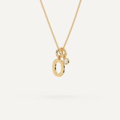 Gold O initial pendant necklace O Initial Necklace, Necklace Initial Letter, Necklace Gold Diamond, O Necklace, O Initial, Letter Necklace Initials, Boyfriend Necklace, Arabic Necklace, Gold Initial Pendant