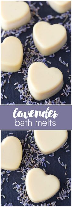 lavender bath melts are made with essential oils and natural ingredients to make them smell amazing