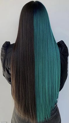 Teal Hair Color, Gemini Hair, Best Hair Dye, Dramatic Hair, Cute Hair Colors, Teal Hair, Turquoise Hair, Dyed Hair Inspiration