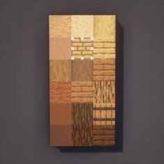 a piece of art made out of wood