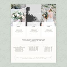 the wedding website is designed to look like it has been made with photoshopped