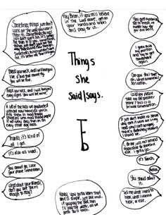 a handwritten poster that says things she said stays