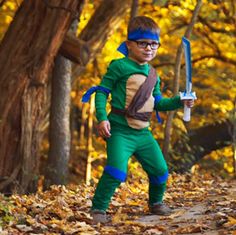 Kids Ninja Turtle Costume, Cowabunga Dude