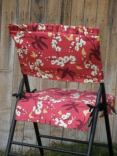 Metal Folding Chair Covers, Folding Chair Diy, Chair Slip Covers, Seat Sacks