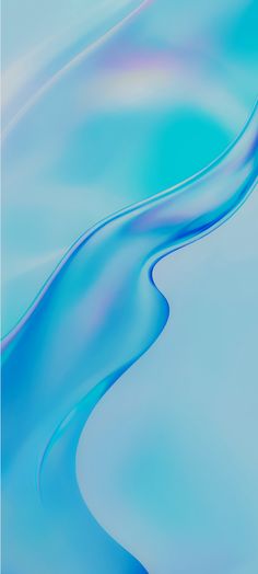 an abstract blue and white background with wavy lines on the bottom right side, as well as water in the middle left hand corner