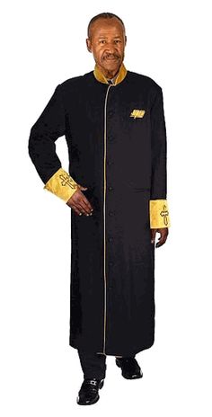 REGAL ROBES CLERGY COLLECTION Style: RR9091 Men's Church Robe Fully Lined - Poly Fabric Invert Pleat In Back Satin Cuffs and Collar Pockets, Gold Braid Trim, Bible Embroidery SIZING GUIDE Ministry Apparel, Priest Robes, Gold Color Combination, Women Church Suits, Church Fashion, Church Suits, Church Outfits, Burgundy And Gold, Fitted Suit