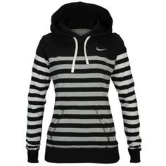 Nike Stripe Pullover Hoodie - Women's - Black/Sail Nike Free Run, Hoodie Women, Nike Free Shoes, Nike Free Runs, Nike Shox, Zuhair Murad, Athletic Outfits, Marchesa, Elie Saab