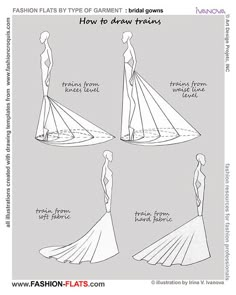 the instructions for how to wear a wedding dress