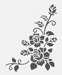 a black and white image of flowers on a white background with the word,'flower power