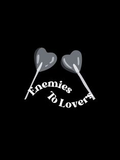 two heart shaped lollipops with the words kreme's no lover on them