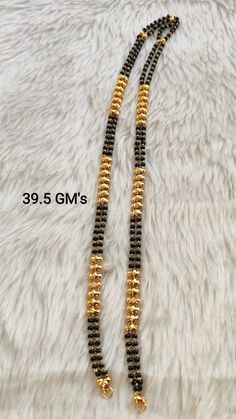 Black Beads Pendant Gold, Black Beads Chain Designs, Karimani Mangalsutra, Nalla Pusalu Designs Latest Long, Karimani Chain Designs, Gold Black Beads Mangalsutra, Black Beads Mangalsutra Design