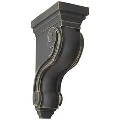 Restorers Architectural Boston 10 1/2 Inch Prefinished Corbel Corbel Shelf, Black Accent Walls, Decorative Bookends, Entry Ways, Wood Corbels, Wood Christmas Tree, Pebble Grey, Decorating Shelves, French Country Style