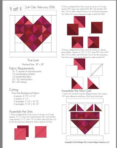 the instructions for how to make an origami heart