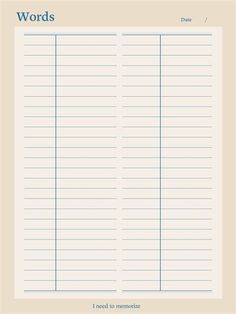 a printable to do list with the words, words and numbers in blue on it