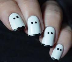 Halloween Nails Diy, Easy Diy Halloween, Halloween Nail Designs, Halloween Nail, Halloween Nail Art, Manicure Y Pedicure