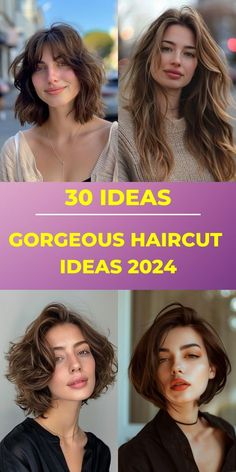 Fall 2024 Hair Cut Trends Brunette, Girls Hair Cuts 2024 Trends, Haircut Trends For 2024, Trendy Haircuts 2024 Women, 2024 Womens Haircuts, 2024 Trendy Haircuts, Hair Cuts For Women 2024, Womens Haircuts 2024, Haircut Trends 2024 Women