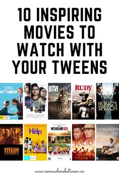 Movies For 12 Yrs Old, Hybrid Homeschool, Movies To Watch With Kids, Book Playlists, Monday Movie, Inspiring Movies, Front Driveway, Conversation Starters For Kids, Movie Night For Kids