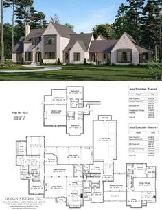 the floor plan for this house is very large and has lots of room to put in it