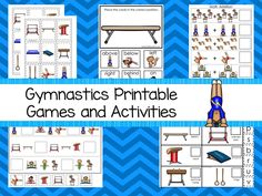 gymnastics printable games and activities