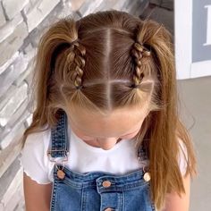 Plait Hairstyles For Kids, Hairstyles For Girls With Long Hair, Hairstyles For Toddler Girl, Marilyn Hairstyles, Girls Long Hairstyles, Braids For Fall, Picture Day Hairstyle, Picture Day Hairstyles For Kids, Toddler Girl Hairstyles