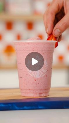 Andy Hay on Instagram: "Follow @andyseastcoastkitchen_ for more fun and approachable recipes.
•
This strawberry cream Frappuccino could not be easier to make and is an amazing drink to whip up on a warm summer day. If you are able to get your hands on fresh local strawberries it makes this strawberry cream frappuccino that much more delicious!
•
Comment “Recipe” below for the full recipe sent to you" Satisfying Smoothies, Strawberry Frappuccino, Strawberry Frappe, Protein Sweets, Low Sugar Smoothies, Juice Blends, Starbucks Hacks, Blueberry Smoothie Recipe, Taste Food