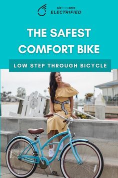 the safest comfort bike low step through bicycle