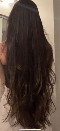 Long Healthy Hair, Long Dark Hair, Beautiful Long Hair, Hair Inspo Color, Gorgeous Hair