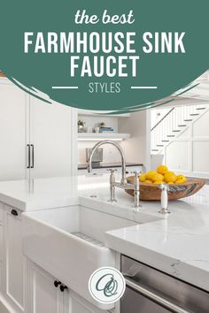 the best farmhouse sink faucet styles for your kitchen and bathtub, plus tips on how to use them