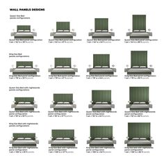 the instructions for how to make a bed with headboard and foot board on it