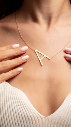 Hand Jewelry Rings, Gold Bangle Set, Initial Necklaces, Love And Affection, Hand Jewelry, Personalized Initials, Bangle Set, Gold Jewelry Fashion