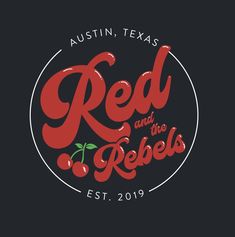 the logo for red and the rebels, which is featured in an article about food