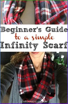 the beginner's guide to a simple infinity scarf