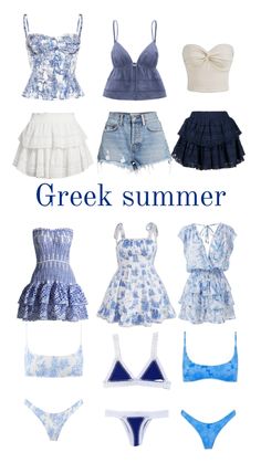 Greece Greek Summer Outfits, Greece Summer Outfits, Greek Outfit, Aesthetic Clean Girl, Greece Outfit, Greek Summer, Aesthetic Clean, European Summer Outfits