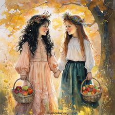 In the heart of Avonlea, two 11-year-old kindred spirits, Anne Shirley and Diana Barry, embrace their first autumn together. As the leaves fall and the crisp air surrounds them, they work side by side on the farm, picking apples under the golden sky. 🍎 Their laughter fills the air, and their bond grows stronger with every shared moment. This season, they aren’t just friends—they're soulmates, helping each other through life’s little adventures. 🍁✨  #AnneShirley #DianaBarry #KindredSpirits #Avonlea #FallMemories #FarmLife #PickingApples Anne Shirley And Diana Barry, Emily Of New Moon, Diana Barry, Picking Apples, Golden Sky, Helping Each Other, Lucy Maud Montgomery, Anne Shirley, Crisp Air