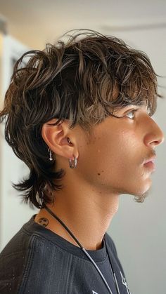 Discover Bold Transformations: Wolf Cut Hairstyle Men Wolf Cut Men, Wolf Cut Hairstyle, Wolf Cut Hairstyles, Mens Modern Hairstyles, Messy Haircut, Hairstyle Men, Classic Haircut, Mullet Haircut, Low Fade